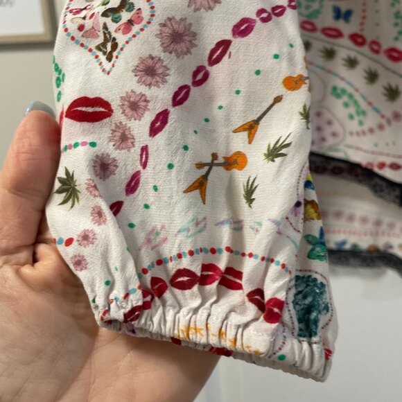 Zadig & Voltaire Multi-Colored Print Blouse XS - Picture 6 of 6